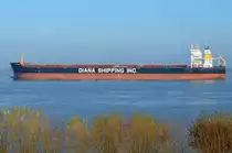 ALCMENE , Massengutschiff , IMO 9568586 , Baujahr 2010 , 229.20 x 38 m , 11.11.2016 Grünendeich