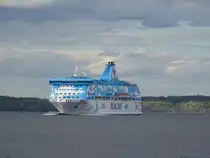 MS GALAXY einlaufend Stockholm im Mai 2017