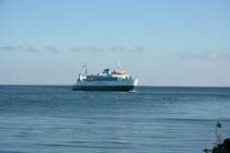 Autofa�hre von B�jden nach Fynshav am 20.4.2008 in Fynshavn.