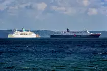 Die DEUTSCHLAND und die WIND AMBITION auf der Prorer Wiek. - 12.06.2017