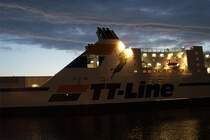 F�hre 'Peter Pan' im Hafen von Trelleborg m 10.08.2007