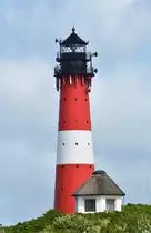 Der 34 Meter hohe Leuchtturm Hörnum im Süden der Insel Sylt wurde 1907 in Betrieb genommen.  