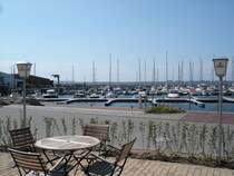 Hafen in Wiek auf der Insel R�gen,
am 10.07.2006