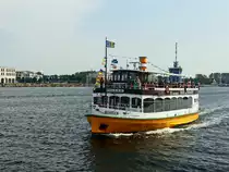 Fahrgastschiff  Selene  am 30. August 2017 in Warnemünde.