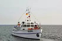 Fahrgastschiff SEELÖWE in der Ostsee vor Scharbeutz. Aufnahme vom 05.09.2017
