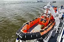 KLAAS OHM (Tochterboot des Zollboots HELGOLAND). Anlässlich des Tags des Zolls (02.09.2017) war  Open Ship  auf dem im Hafen von Hamburg liegenden Zollboot HELGOLAND. 
