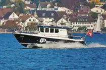 Kantonspolizei ZH 20 unterwegs auf dem Zürichsee. “Kapo II” heißt das neue Schiff - 16.10.2016