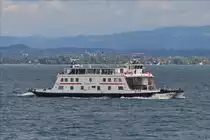 . Auto und Personenfähre Friedrichshafen  auf der Fahrt über den Bodensee von Friedrichshafen nach Romanshorn.  06.09.2017   (Jeanny)