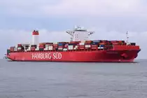 CAP SAN RAPHAEL , Containerschiff , IMO 9622253 , Baujahr 2014 , 333.2 × 48.2m ,     9814 TEU , 16.09.2017 Cuxhaven