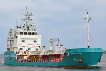 BERGEN TROLL (IMO 9331098) am 28.08.2018 in der Ostsee vor Lübeck-Travemünde