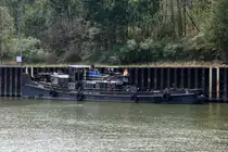 SB Orca (04401820 , 26,98 x 5,55m) lag am 23.08.2018 im Unterwasser des Schiffshebewerkes Scharnebeck / ESK. 