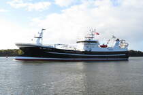 HG 264 RUTH aus Hirtshals /DK -IMO=9729829 -Bj.=2016 in Skagen -am 22.10.2018 in
Schacht-Audorf am Nord-Ostsee-Kanal