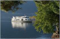 Das Motorschiff ANTARES nähert sich Locarno.
3. Okt. 2018