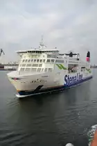 M/F Skane einlaufend Rostock Überseehafen. 14.12.2018.