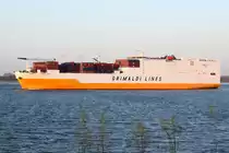 GRANDE LAGOS , Ro-Ro/Container Carrier , IMO 9672088 , 1614 TEU , Baujahr 2014 , 236.32 × 36.16m , 18.04.2019 , Grünendeich
