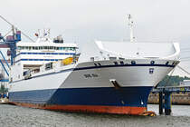 BORE SEA (IMO: 9443554, MMSI: 244130689) am 06.07.2019 im Lübecker Hafen