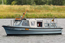 P 20  Bommy  der Marineschule Mürwik am 11.7.2019 auf der Trave bei Lübeck