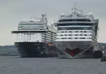 Am Morgen des 28.07.2019 lagen die Meinschiff 4 und Aidabella am Ostseekai in Kiel.