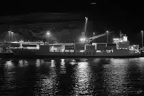 Das Frachtschiff  Luzon Strait  (MMSI: 256064000) Anfang Juli 2019 im Hafen von Dover. 