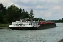 TMS Dettmer Tank 140 (04810300 , 86 x 11,45m) am 19.07.2019 im Elbe-Seitenkanal Höhe Altenmedingen auf Talfahrt.