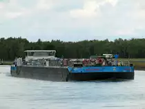 TMS Walter Deymann (04807460 , 84,66 x 9,5m) am 13.08.2019 im Elbe-Seitenkanal Höhe Wahrenholz / Weisses Moor auf Bergfahrt.