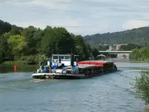 GMS Regensburg (04601550 , 86 x 8,23m) am 12.09.2019 im Main-Donau-Kanal vor der Schleuse Dietfurt auf Bergfahrt.