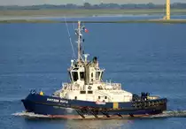 Der 24m lange Schlepper SVITZER ROTA am 22.06.19 in Bremerhaven