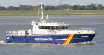Das 24m lange Boot der Küstenwache BREMEN am 22.06.19 in Bremerhaven