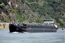 TMS Westzee (ENI:02332611) L.135m B.11,45m T.4521 am 07.06.2019 bei Oberwesl zu Berg.