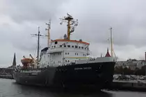 Am 12.10.2019 lag der Eisbrecher Stephan Jantzen im Rostocker Stadthafen.
