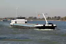 GMS Pretoria (ENI:04805600) L.94,86m B.11,40m T.2576  Zu Berg bei Xanten am 05.10.2018.