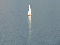 Segelboot auf dem Bodensee, August 2005.