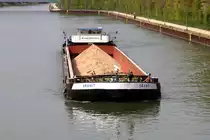 GMS Granit (ENI:04023940) L.85m B.9,50m To.1436 Baujahr 1972 am 18.04.2020 an der WDK-Scheuse Ahsen zu Berg.