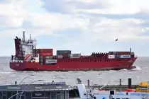 ALLEGRO , Feederschiff , IMO 9246554 , Baujahr 2004 , 134.44 x 22.74 m , 868 TEU , Cuxhaven , 21.03.2020