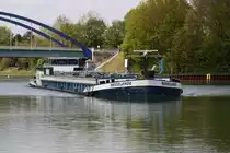 TMS Nesselande (ENI:02316766) L.85,85m B.9,07m To.1400 Baujahr 1964 am 25.04.2020 auf dem WDK zu Berg in Ahsen.