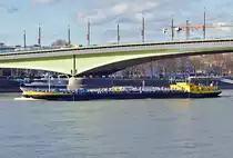 TMS Piz Albris unter der Kennedybrücke in Bonn - 16.01.2020