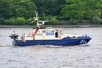 AMERIKAHÖEFT WS 20 , Polizeiboot , MMSI 211472160 , 19 x 5,42m , Baujahr 1991 , 08.06.2020 , Rüsche Park