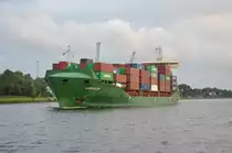 X-PRESS ELBE Feederschiff,Baujahr: 2010,Container:1036 TEU,Länge: 151.72 m,Breite: 23.40 m, Tiefgang: 8.00m, Geschwindigkeit: 18.50 kn,  IMO: 9483669.  Heimat Limassol. 
Auf dem NOC Richtung Kiel. An der Rendsburger Eisenbahn Brücke am 01.07.2020.

