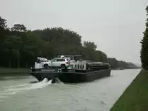 GMS MARGARETHE  (02314510 , 80 x 9,35m) am 29.09.2020 auf Talfahrt im  DORTMUND-EMS-KANAL  zw. Ladbergen und Dörenthe.