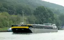 GMS  DUBIO  (02104805 , 80 x 9m) am 03.10.2020 im  DORTMUND-EMS-KANAL  Höhe Bergeshövede auf Talfahrt.