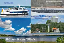 Von Lübeck-Travemünde aus gibt es zurzeit die Möglichkeit, auf einem Fahrgastschiff eine  charmante Stunde  zu erleben. Es geht entweder in Richtung Stülper Huk, wo  Alt-Travemünde  einst gewesen ist. Oder in die Pötenitzer Wiek, wo u.a. die sogenannte  Seeschwalbeninsel  angesteuert wird. Der Außenanlage der Schleswig-Holsteinischen Seemannsschule kommt man ebenfalls sehr nah und erhält zudem vom Kapitän viele weitere Informationen zum Fahrtgebiet. Dazu zählt auch der Skandinavienkai, wo oftmals  große Pötte  liegen und zu bestaunen sind. Ab April 2023 verkehren die Fahrzeuge der Hanseschifffahrt dann auch wieder zwischen Lübeck und Lübeck-Travemünde. Ein wunderbares Erlebnis von rund 90 Minuten Dauer.
Im Bild ist MS HANSA in der Pötenitzer Wiek zu sehen (Aufnahme vom 03.07.2022)