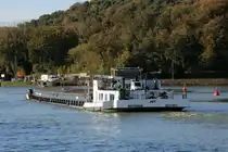 GMS  JOY  (02315872 , 80 x 8,24m)  am 26.10.2024 im Nassen Dreieck. Das GMS befuhr den  DORTMUND-EMS-KANAL  zu Tal und bog nach Steuerbord in den Mittellandkanal zu Berg ab.