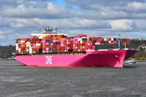 ONE HONG KONK , Containerschiff , IMO 9395161 , Baujahr 2009 , 336 x 45.8 m , 8212 TEU , 31.03.2025 , Rüschpark - Hamburg 