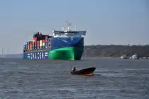 CMA CGM RUNDALE , Containerschiff , IMO 9961300 , 204 x 30m , 2126 TEU , 02.04.2025 , Bubenday Ufer - Hamburg