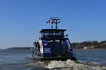 OORTKATEN , Fähre , MMSI 211462080 , 9,5 x 8m , Baujahr 2009 ,  02.04.2025 , Bubenday Ufer - Hamburg