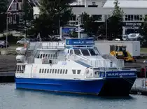 Das 28m lange Wahlbeobachtungsboot LILJA am 29.05.25 in Akureyri.