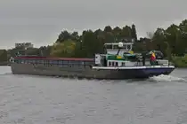 WERE DI GMS, ENI 06001770; L 80,12 m; B 9,55 m; 1374 t; BJ 1949, gemeldet in Gent (B), auf der Maas zu Tal nahe Maastricht. 09.2025
