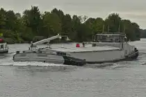 GMS Zwerver, 02314046, auf der Maas zu Tal nahe Maastricht. 18.09.2025