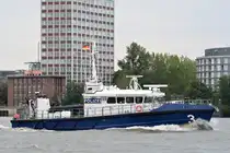 Die BÜRGERMEISTER WEICHMANN IMO-Nummer:9984780 Flagge:Deutschland Länge:24.0m Breite:6.0m Baujahr:2024 am 20.09.25 vor Hamburg Teufelsbrück aufgenommen.