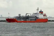 LNG Tankschiff  HAPPY PELICAN  vor Maasvlakte/Rotterdam 11.9.2025